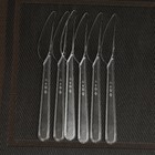 Нож пластиковый одноразовый «Премиум», 18 см, цвет прозрачный, набор 6 шт/уп. - фото 4383658