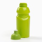 Бутылка для воды велосипедная, 400 мл, с поильником, 18 х 6.2 х 6.2 см, зеленая - Фото 2