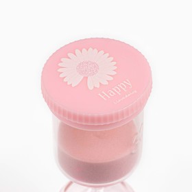 

Песочные часы Happy time, на 30 минут, 4.4 х 12.6 см, розовые