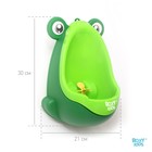 Писсуар «Лягушка с прицелом» для мальчиков, на присосках, цвет зеленый - Фото 7