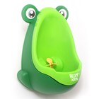 Писсуар «Лягушка с прицелом» для мальчиков, на присосках, цвет зеленый - Фото 9