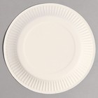 Набор бумажной посуды одноразовый: 6 тарелок, 6 стаканов, цвет голубой - фото 4612548