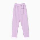 Костюм для девочки (свитшот, брюки) MINAKU цвет лиловый, рост 128 см - Фото 13