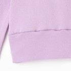 Костюм для девочки (свитшот, брюки) MINAKU цвет лиловый, рост 128 см - Фото 9