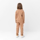 Костюм для девочки (свитшот, брюки) MINAKU, бежевый, рост 104 см 9549268 - фото 14200107