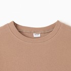 Костюм для девочки (свитшот, брюки) MINAKU, бежевый, рост 104 см 9549268 - фото 14200112