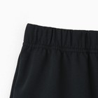 Костюм детский (футболка, шорты) MINAKU, бежевый/графит, рост 146 см - фото 57977031