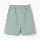 Костюм детский (футболка, шорты) MINAKU, бежевый/олива, рост 134 см - Фото 14