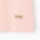 Костюм детский (футболка, шорты) MINAKU, бежевый/олива, рост 134 см - Фото 10