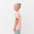 Костюм детский (футболка, шорты) MINAKU цвет бежевый/ олива, рост 158 см - Фото 2
