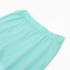 Комплект (футболка/шорты) для девочки, цвет молочный/серо-голубой, рост 104-110 см - Фото 8