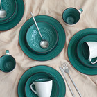 Набор керамической посуды Elrington «Аэрограф. Полевая трава», 16 предметов - фото 24248717