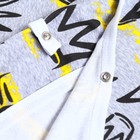 Комплект детский (распашонка, ползунки), цвет серый/короны, рост 56 см - фото 24574903