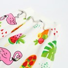 Комплект детский (распашонка, ползунки), цвет белый/фламинго, рост 62 см 9704228