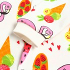 Кофточка детская, цвет белый/фламинго, рост 80 см - фото 27060168