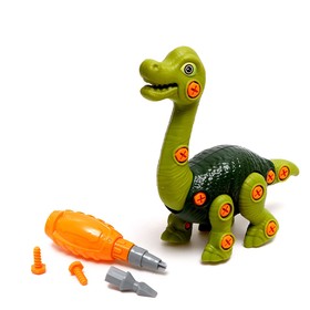 Конструктор винтовой "Бронтозавр", с отверткой  , в ПАКЕТЕ