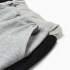 Костюм детский (толстовка/брюки), цвет серый, рост 86-92см - Фото 5
