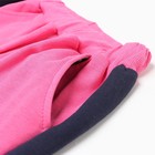 Костюм для девочки (толстовка/брюки), цвет фуксия, рост 98-104см - фото 22840277