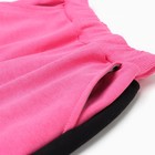 Костюм для девочки (толстовка/брюки), цвет розовый, рост 104-110см - Фото 11