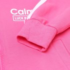 Костюм для девочки (толстовка/брюки), цвет розовый, рост 104-110см - Фото 8