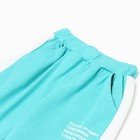 Костюм для девочки (толстовка/брюки), цвет голубой, рост 98-104см - фото 22840326