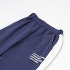 Костюм детский (толстовка/брюки), цвет тёмно-синий, рост 98-104 см - фото 26640182