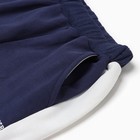 Костюм детский (толстовка/брюки), цвет тёмно-синий, рост 98-104 см - фото 26640183