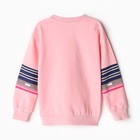 Свитшот для девочки, цвет светло-розовый, рост 122-128 см - фото 22334179