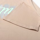 Футболка женская, цвет бежевый, размер ONE SIZE (42-46) - фото 22334707