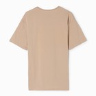 Футболка женская, цвет бежевый, размер ONE SIZE (42-46) - фото 22334708