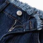 Шорты джинсовые, цвет тёмно-синий, размер 40 (34) - Фото 10
