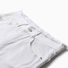 Шорты джинсовые, цвет белый, размер 40 (34) - Фото 7