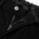 Шорты джинсовые, цвет чёрный, размер 40 (34) - Фото 3