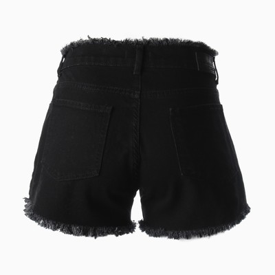 Шорты джинсовые, чёрные, размер 40 (34)