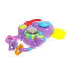 Музыкальная погремушка, звук, свет, МИКС, в пакете - фото 24567792