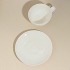 Чайная пара «Barista», 400 мл, белая, фарфор - фото 27798978