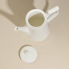 Заварочный чайник фарфоровый «Barista», 1,5 л, белый - Фото 5