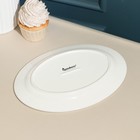 Блюдо фарфоровое City, d=23,5 см, белое - фото 24248754