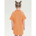 Платье для девочек, рост 104 см, цвет оранжевый - Фото 2