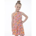 Платье для девочек, рост 104 см, цвет персиковый - Фото 1