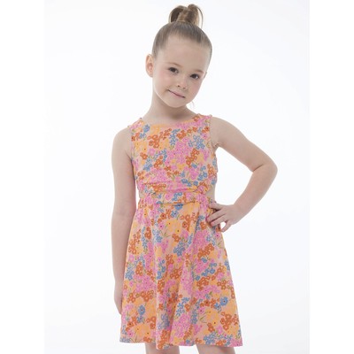 Платье для девочек, рост 104 см, цвет персиковый