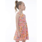 Платье для девочек, рост 104 см, цвет персиковый - Фото 2