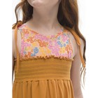 Платье для девочек, рост 122 см, цвет янтарный - Фото 6
