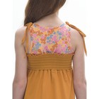 Платье для девочек, рост 122 см, цвет янтарный - Фото 7