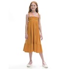 Платье для девочек, рост 122 см, цвет янтарный - Фото 10