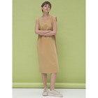 Платье женское, размер 42, цвет песочный - Фото 6