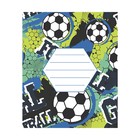 Тетрадь 12 листов в косую линию "Футбол", обложка мелованный картон, ВД-лак, блок офсет, МИКС - Фото 4