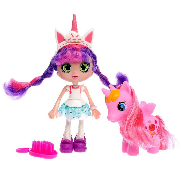 Кукла модная «Сьюзи» с пони, с аксессуарами, МИКС, в пакете 64032