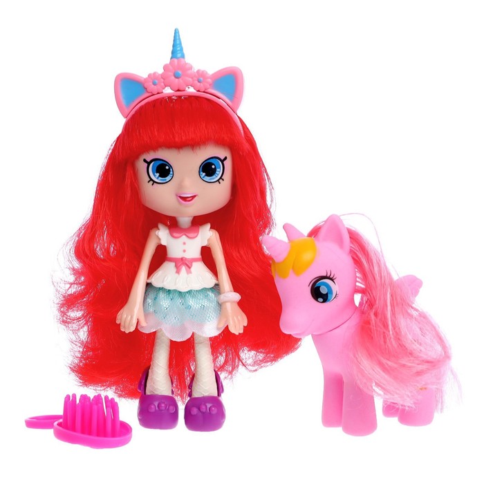 Кукла модная «Сьюзи» с пони, с аксессуарами, МИКС, в пакете 64032