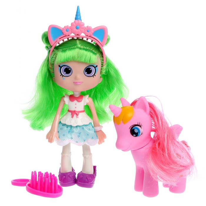 Кукла модная «Сьюзи» с пони, с аксессуарами, МИКС, в пакете 64032